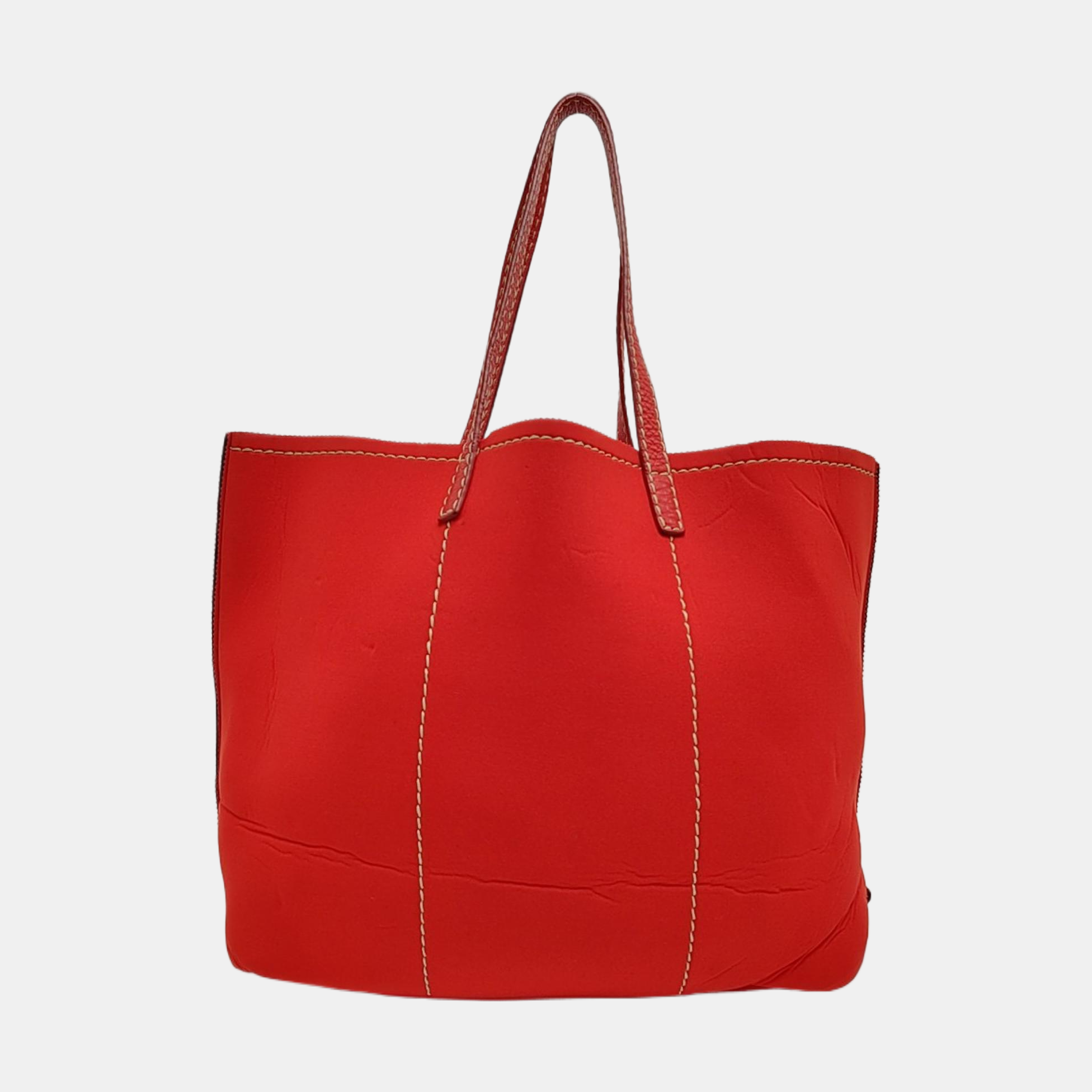Fabric Tote Bag Red