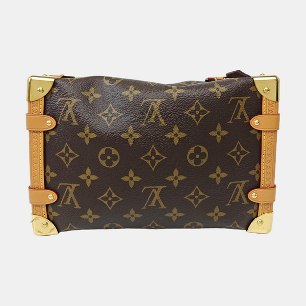 SIDE TRUNK MM Monogram Coated Canvas Brown