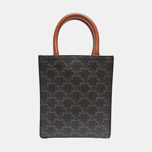 CABAS CELINE Mini Coated Canvas Brown