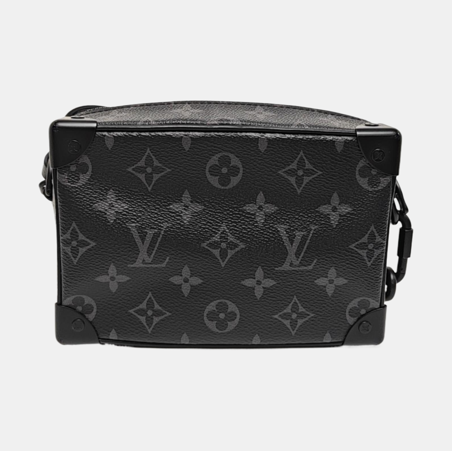 SOFT TRUNK Mini Monogram Coated Canvas Black