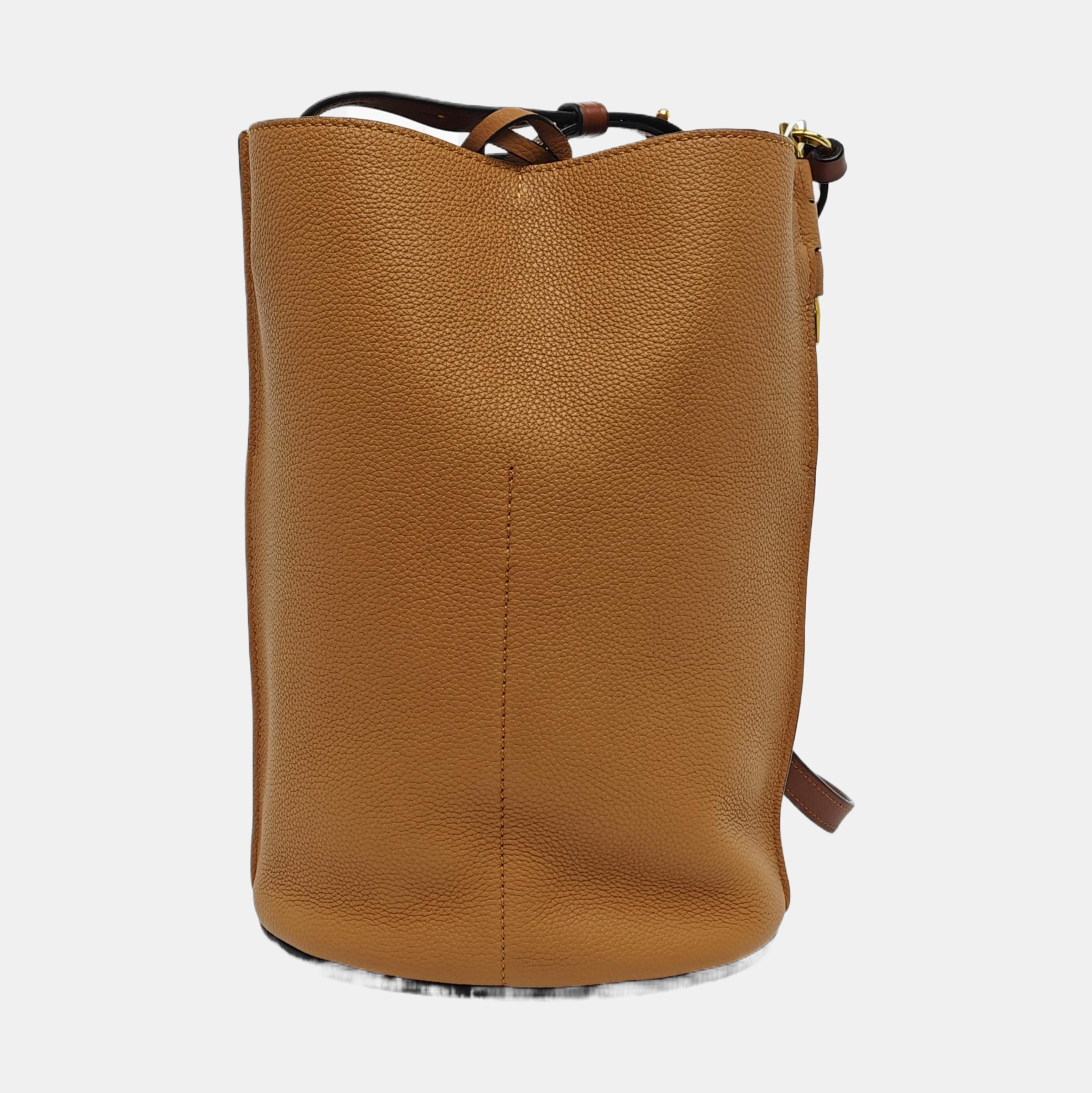Authenticated pre-owned  Gate Calfskin Brown - Bucket Bag at Looply