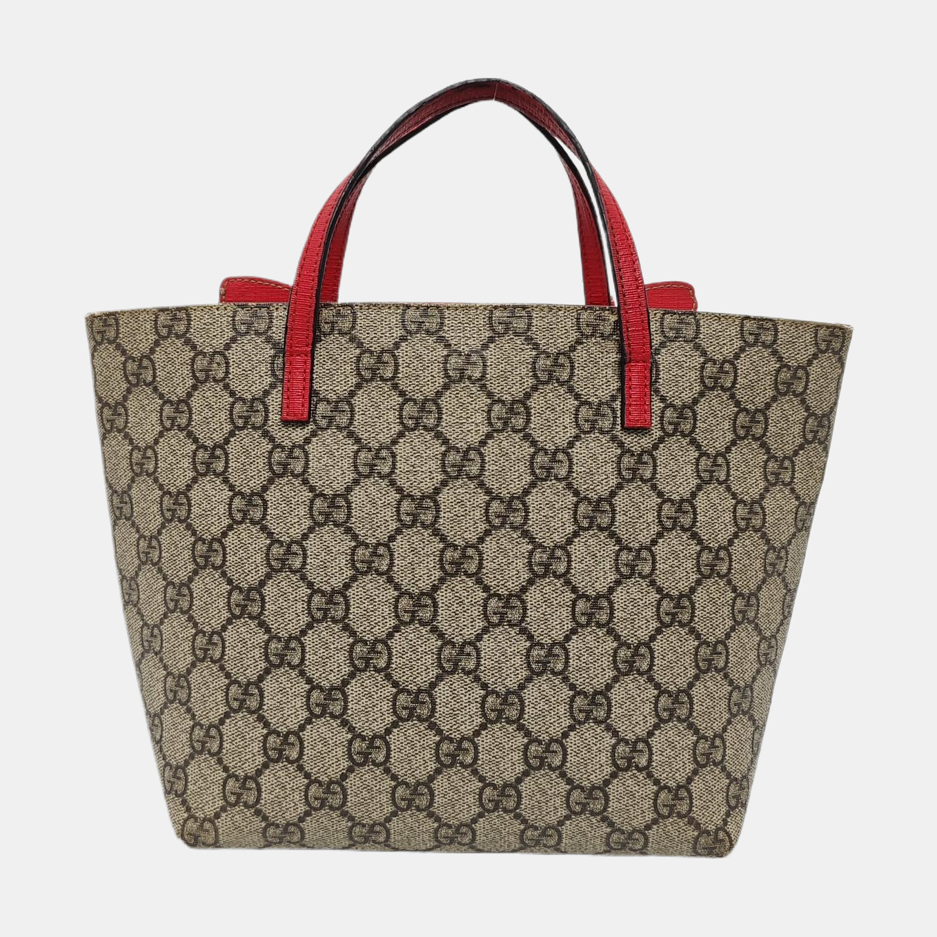 Children’s GG Bucket Monogram Coated Canvas Beige