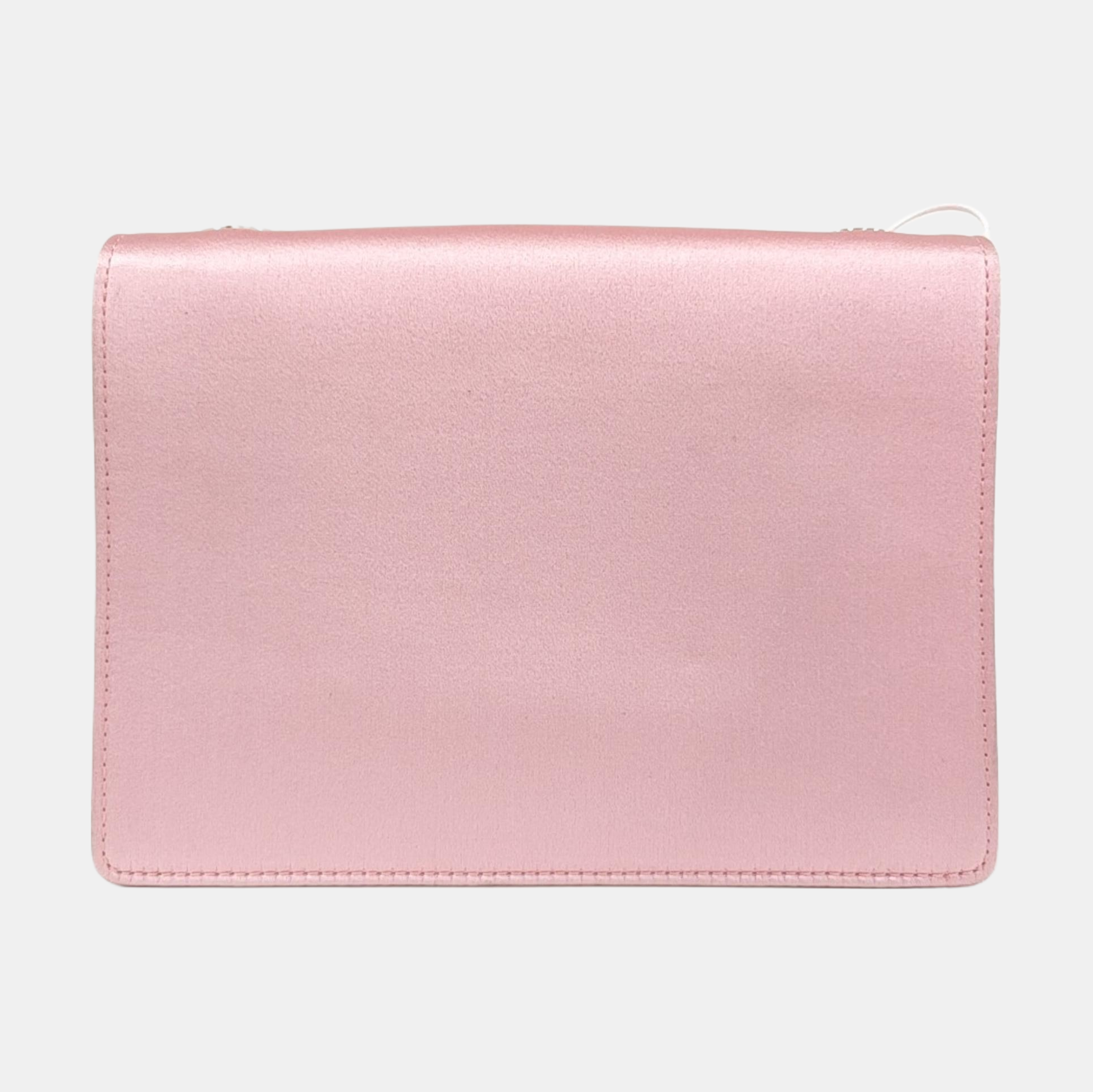 Silk Satin Shoulder Bag Pink