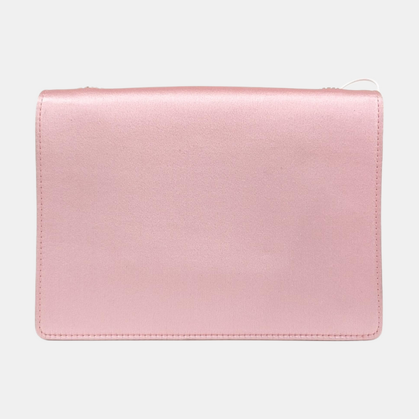 Silk Satin Shoulder Bag Pink