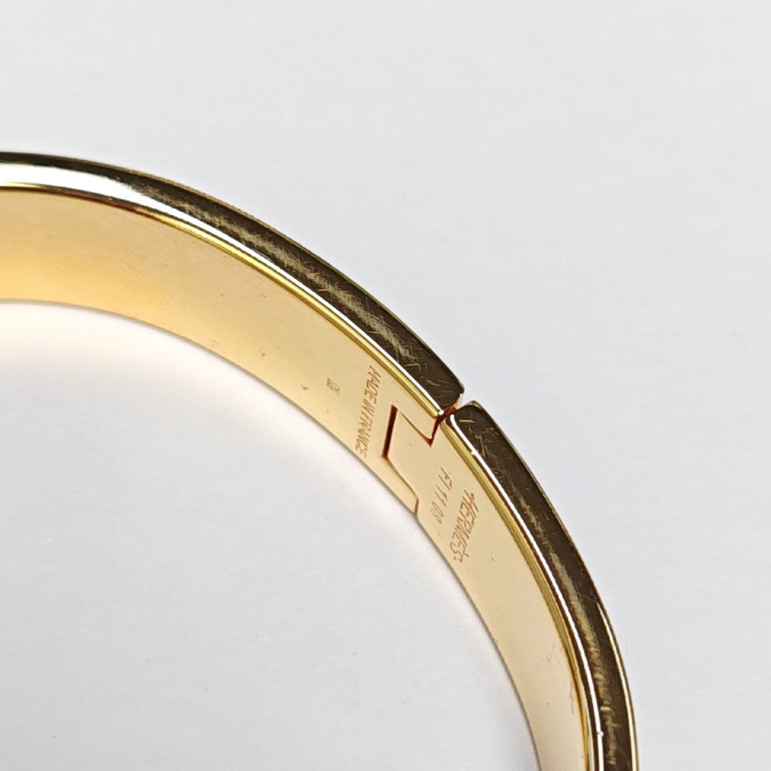 Clic H Metal Gold Bangle