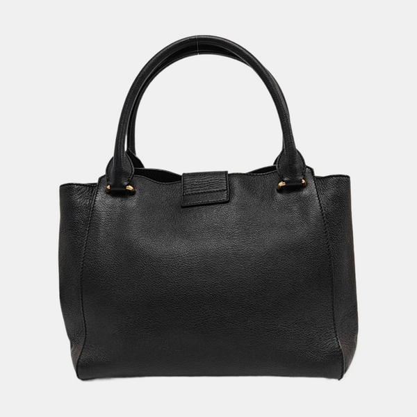 Buckle Small Calfskin Black
