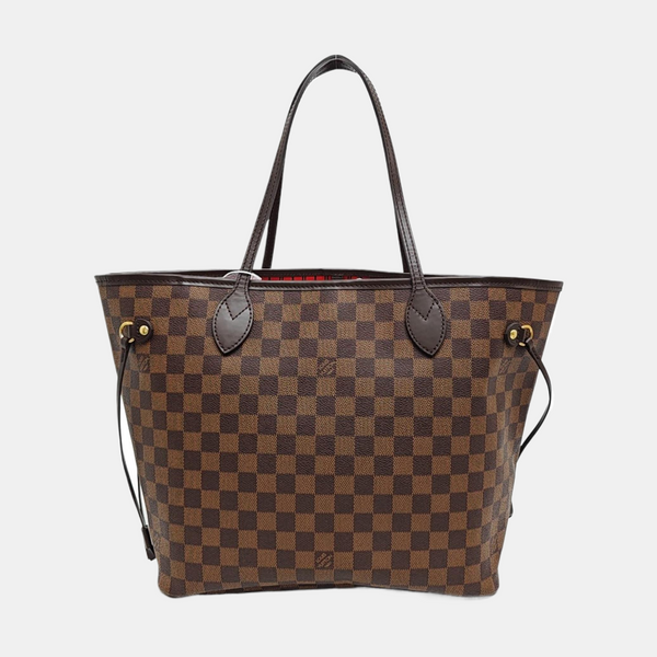 NEVERFULL MM Damier Ebene Coated Canvas Brown