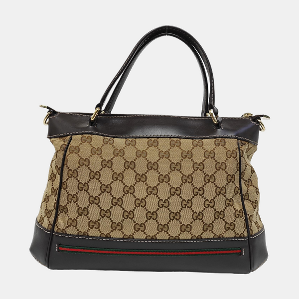 Mayfair Monogram Canvas Brown