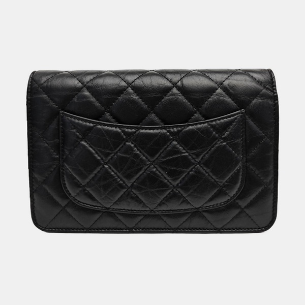 2.55 Quilted Calfskin Black