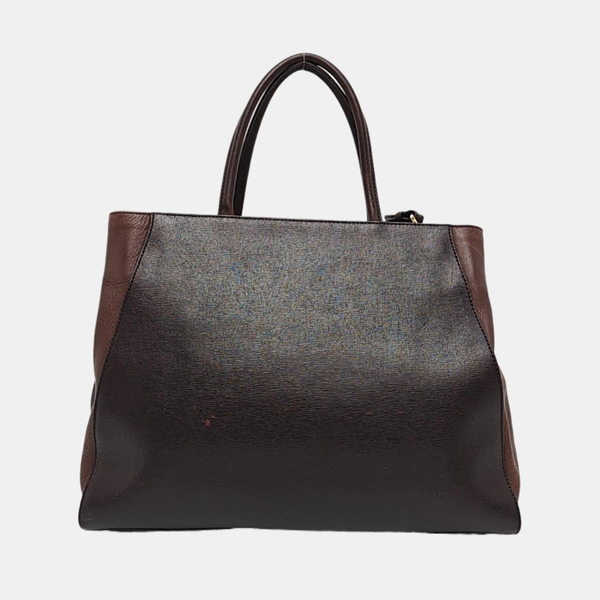 2 Jours Medium Calfskin Brown