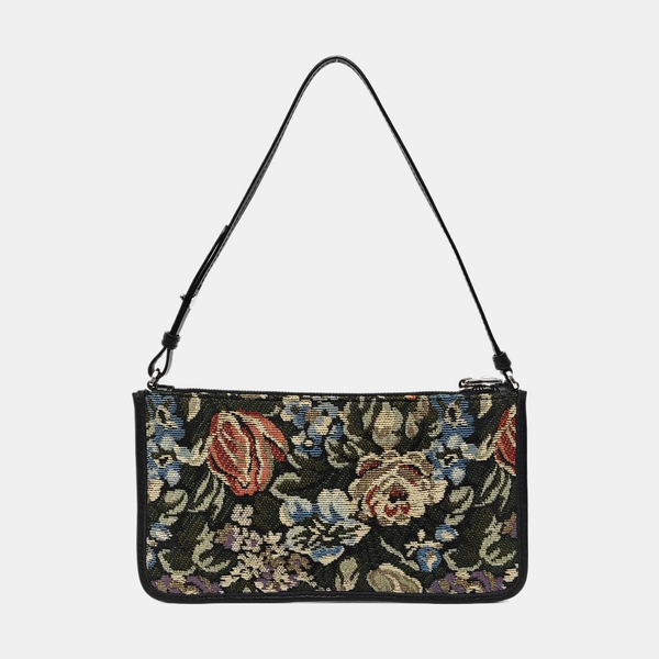 Fabric Top Handle Bag Multicolor