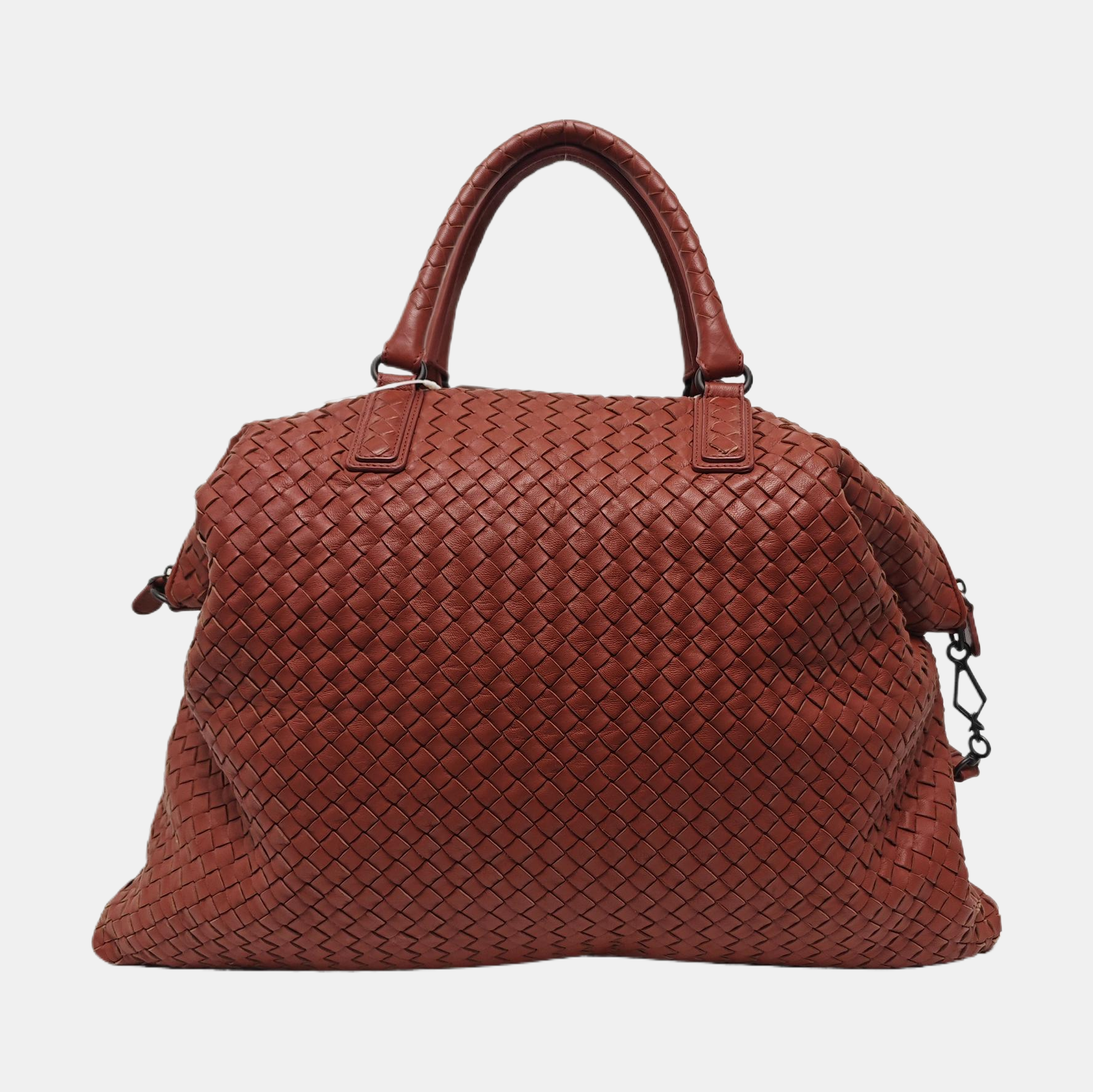 Lambskin Top Handle Bag Red