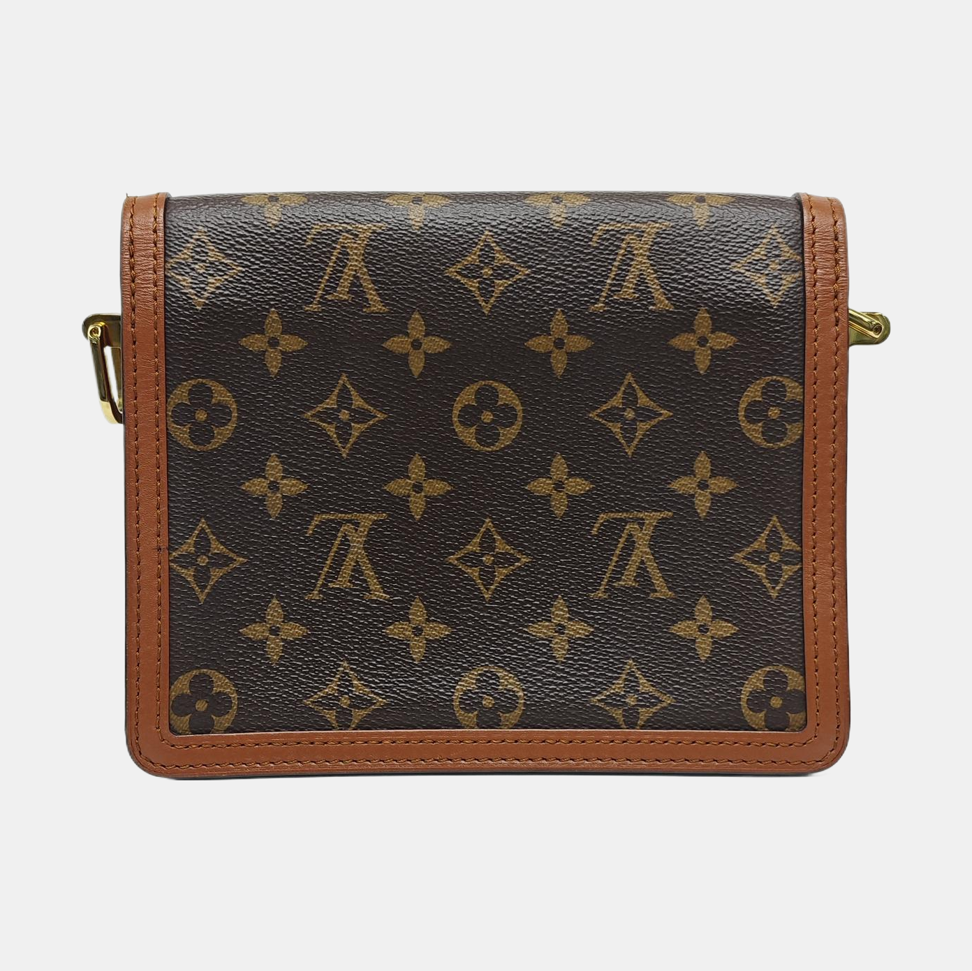 DAUPHINE Mini Monogram Coated Canvas Brown