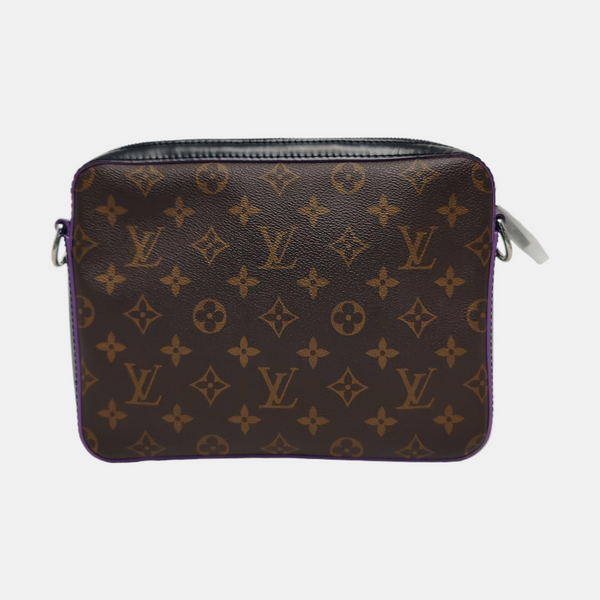 TRIO Monogram Calfskin Brown