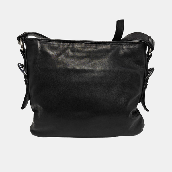 Calfskin Shoulder Bag Black