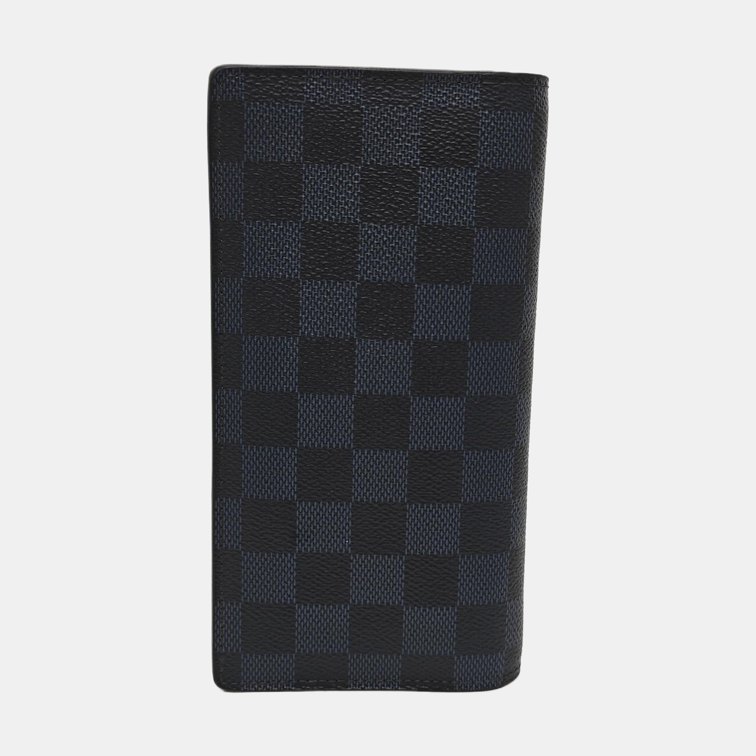 BRAZZA Damier Graphite Coated Canvas Gray Wallet