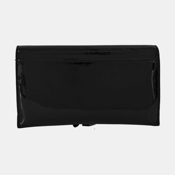 Saddle Mini Patent Leather Black
