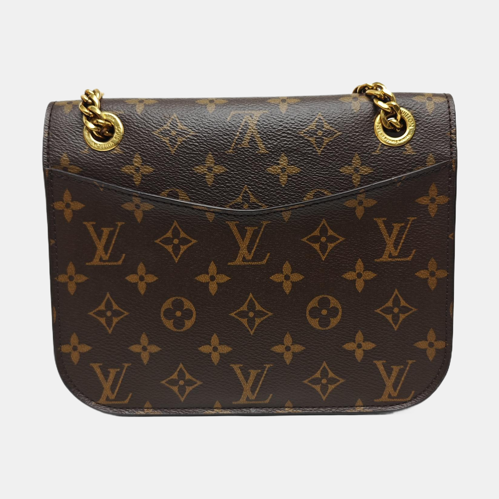 PASSY Monogram Coated Canvas Brown