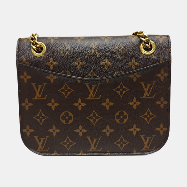 PASSY Monogram Coated Canvas Brown