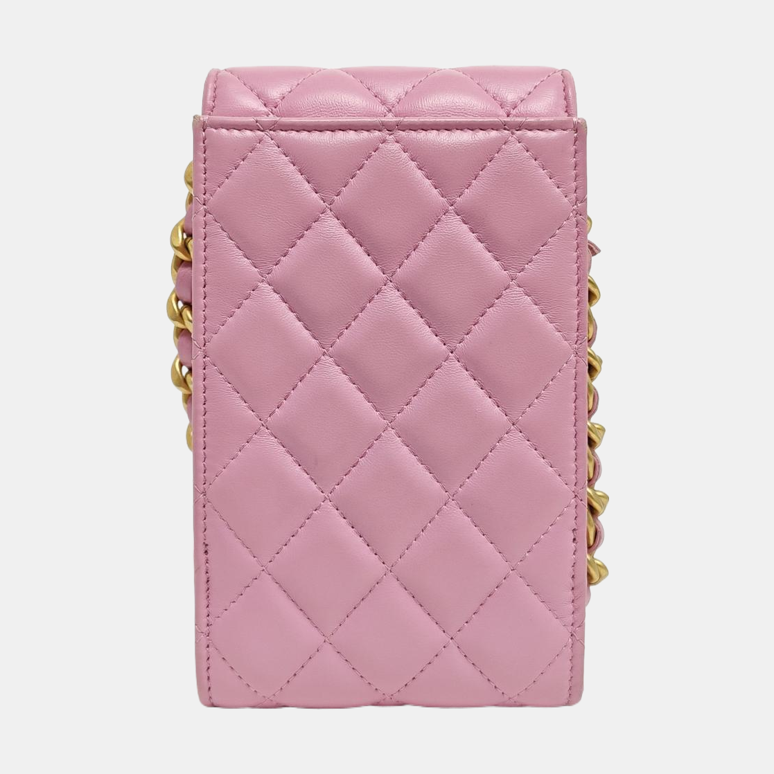 Authenticated pre-owned  TRENDY CC Quilted Lambskin Pink - Shoulder Bag at Looply