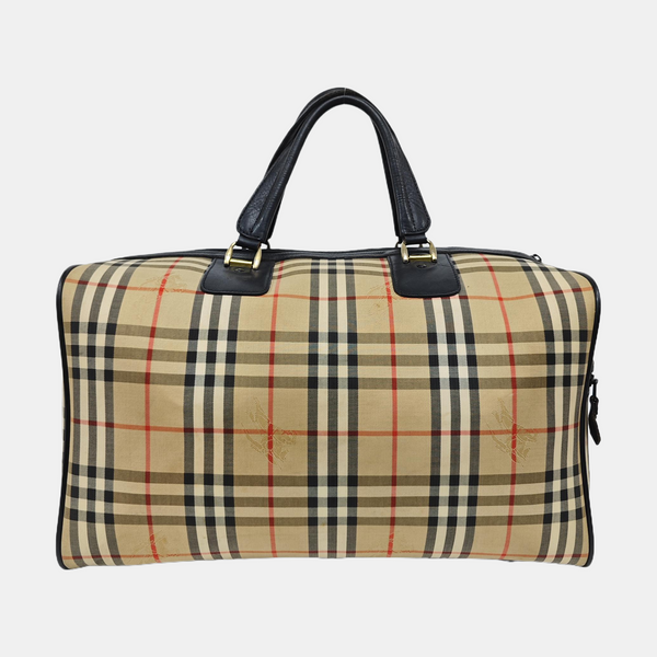 Canvas Top Handle Bag Beige