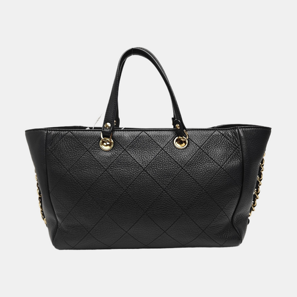 BOWLING Quilted Calfskin Black