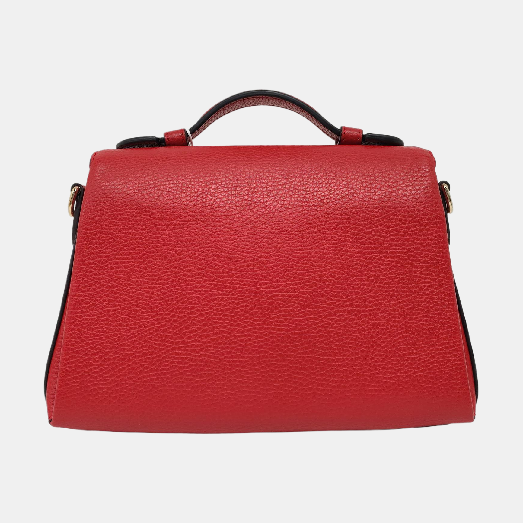 Interlocking G Large Calfskin Red