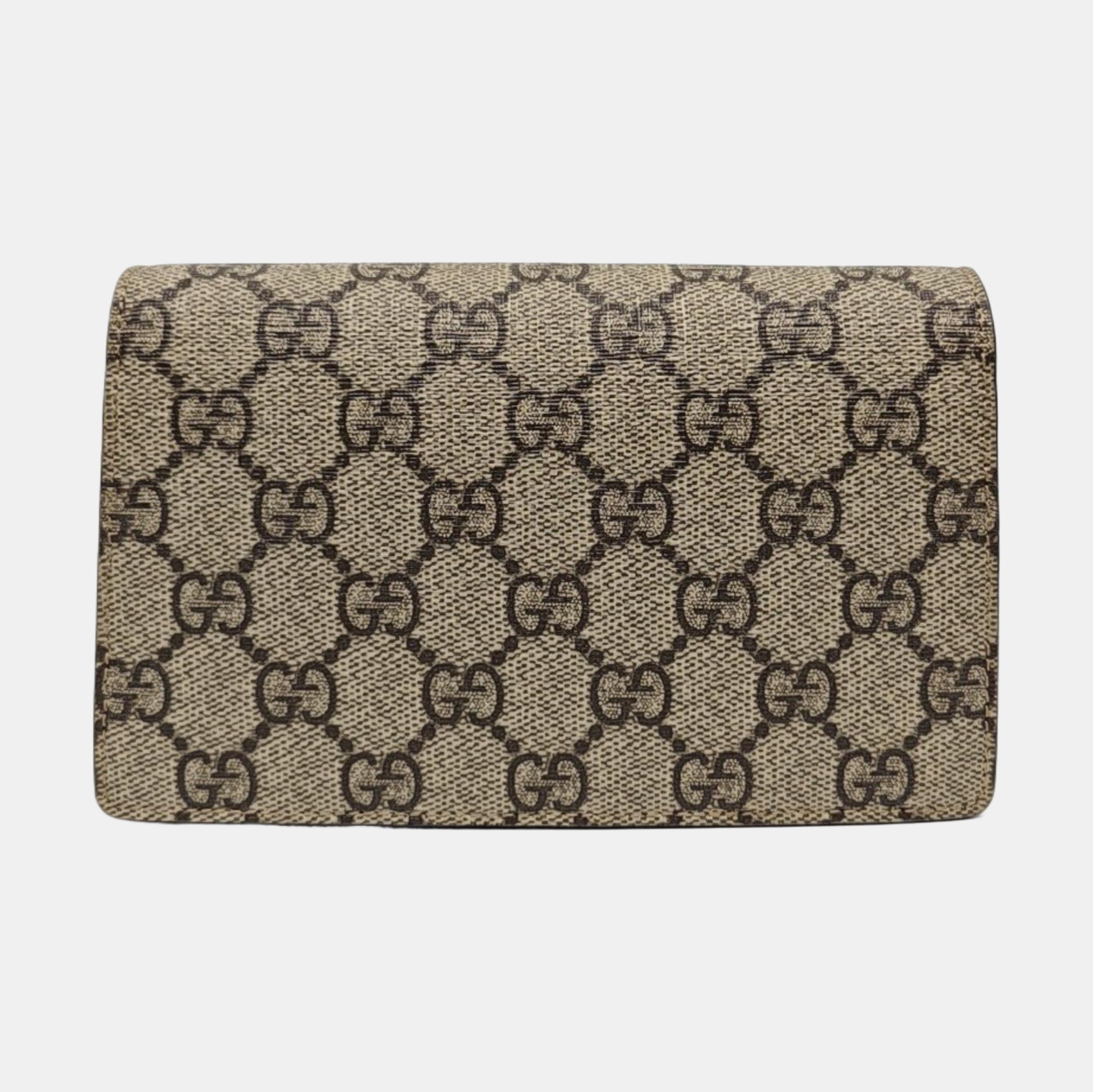 Dionysus Super Mini Monogram Coated Canvas Beige