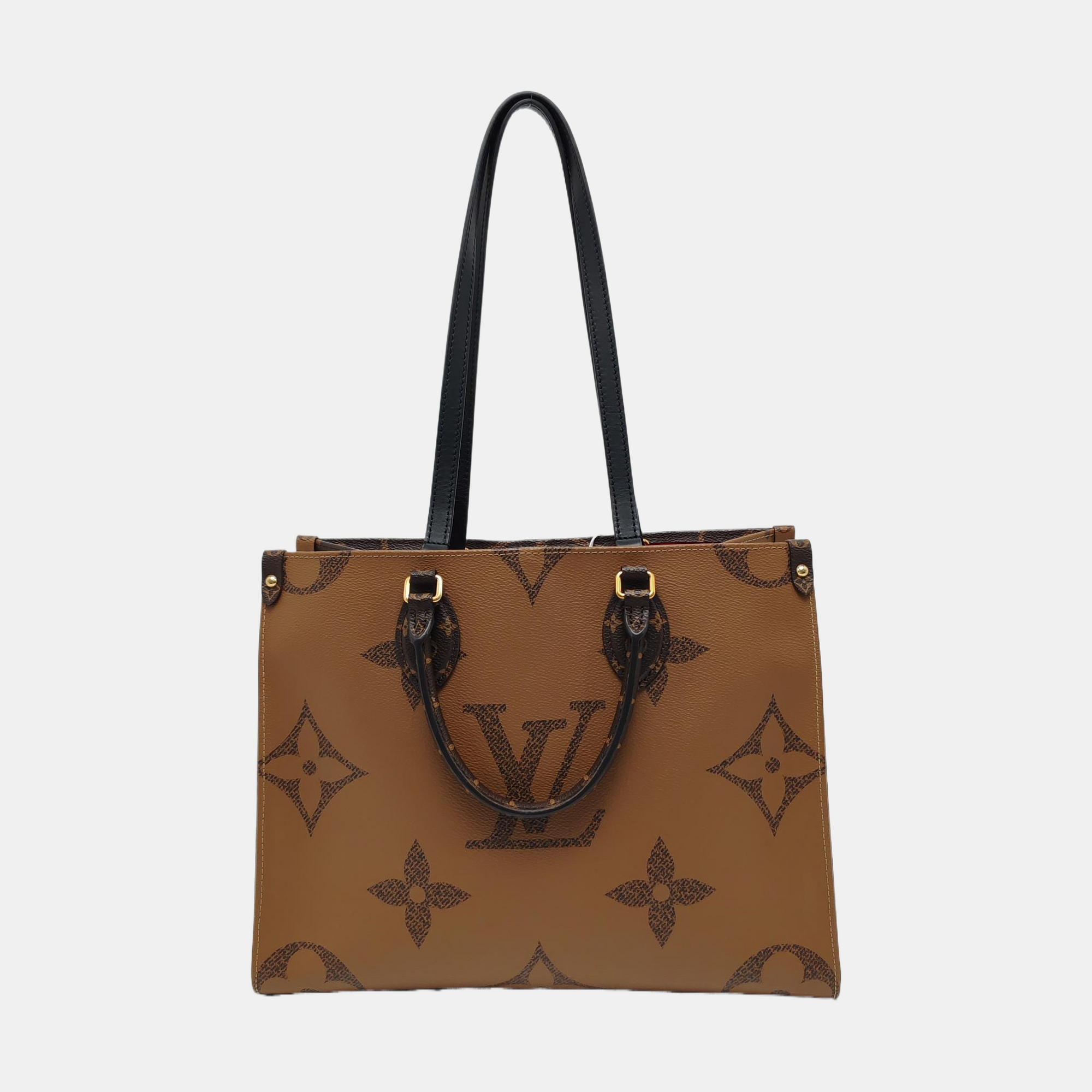 ONTHEGO MM Monogram Coated Canvas Brown