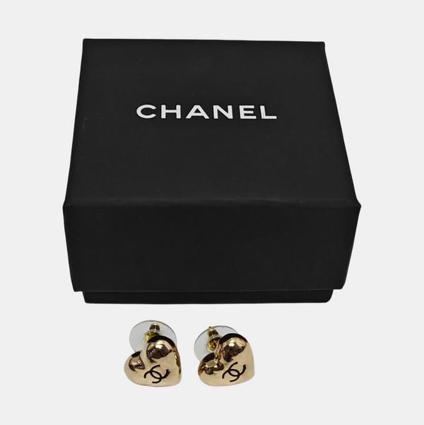 Metal Gold Stud Earrings