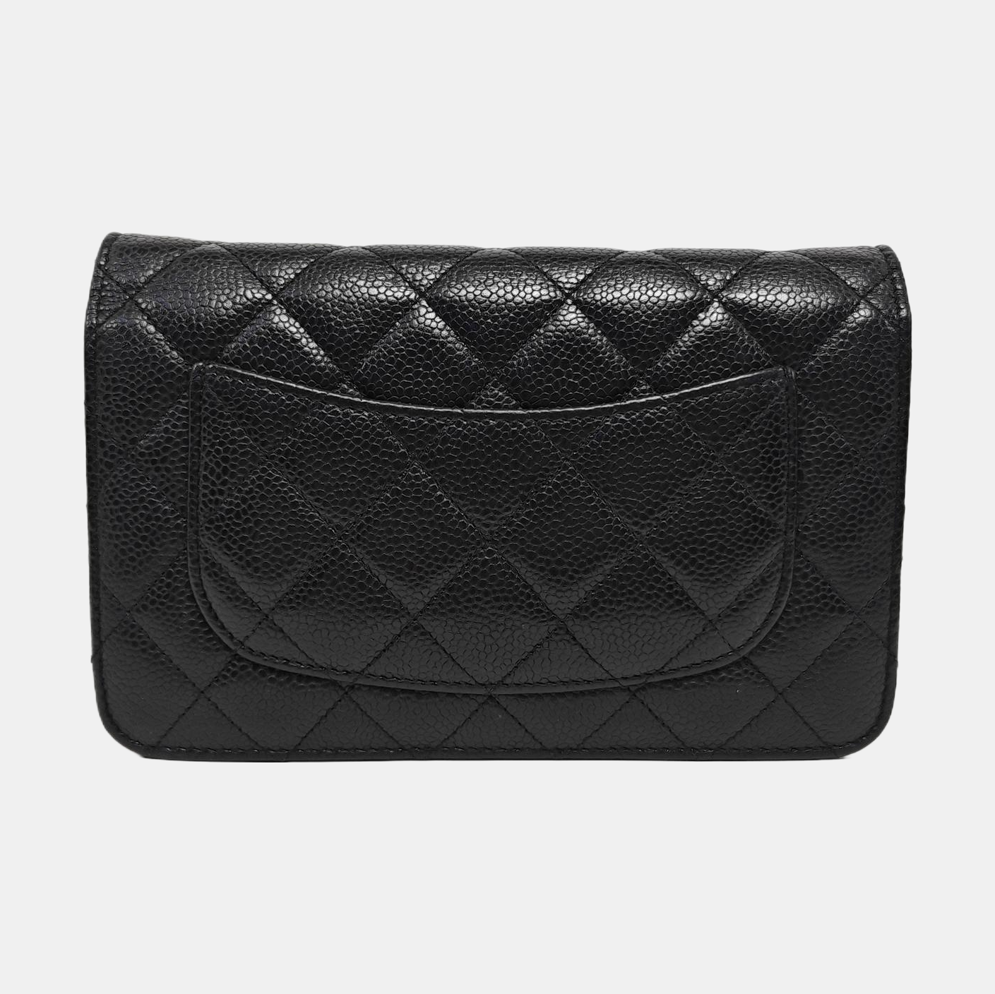 WOC Quilted Grained Calfskin Black