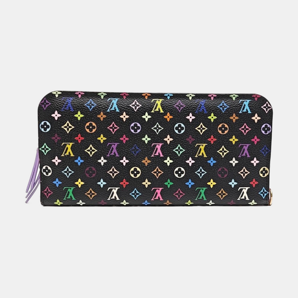 LV × TM ZIPPY Monogram Coated Canvas Black