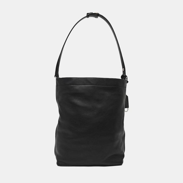 Calfskin Bucket Bag Large Black