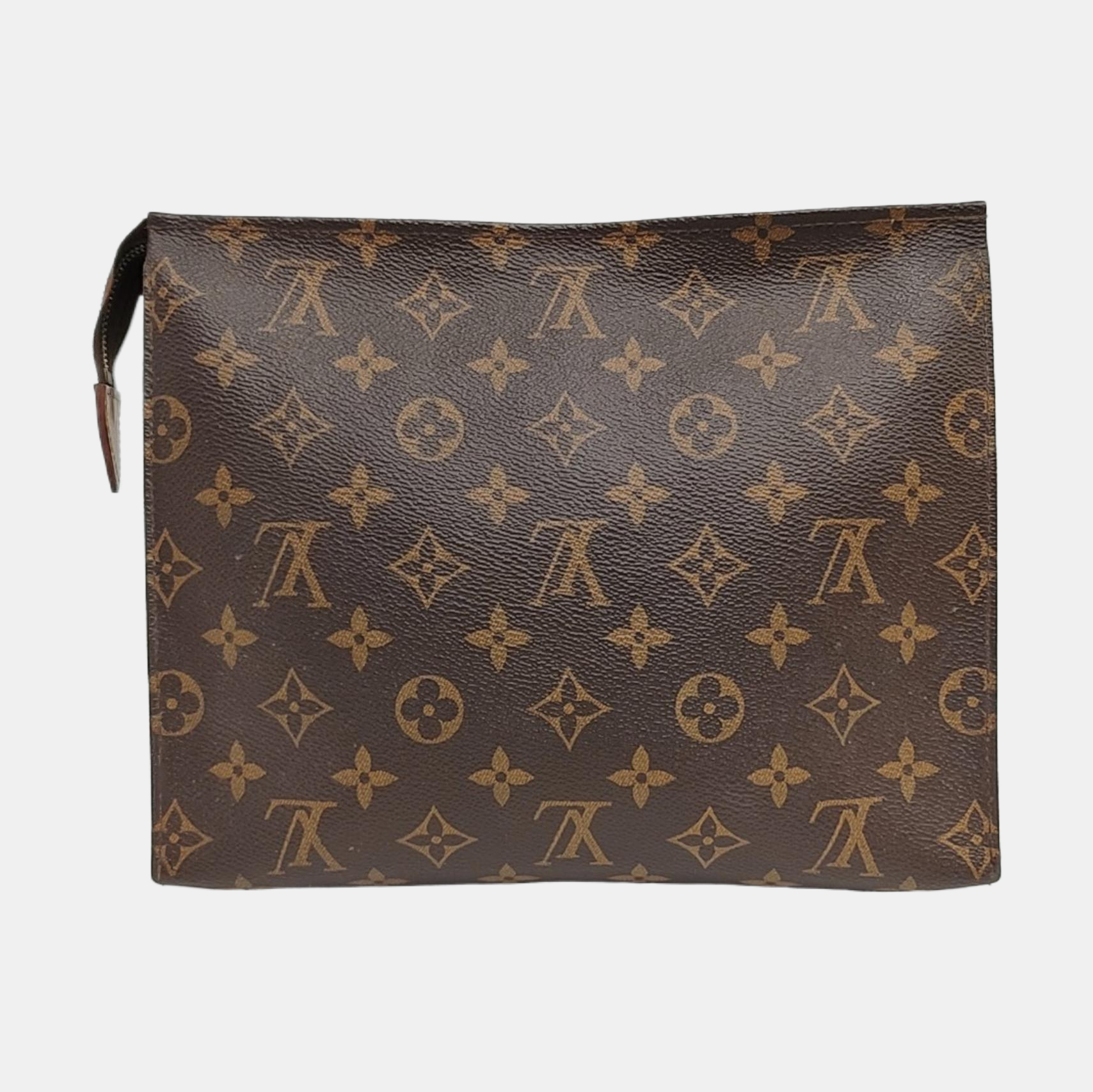 TOILET POCKET 26 Monogram Coated Canvas Brown