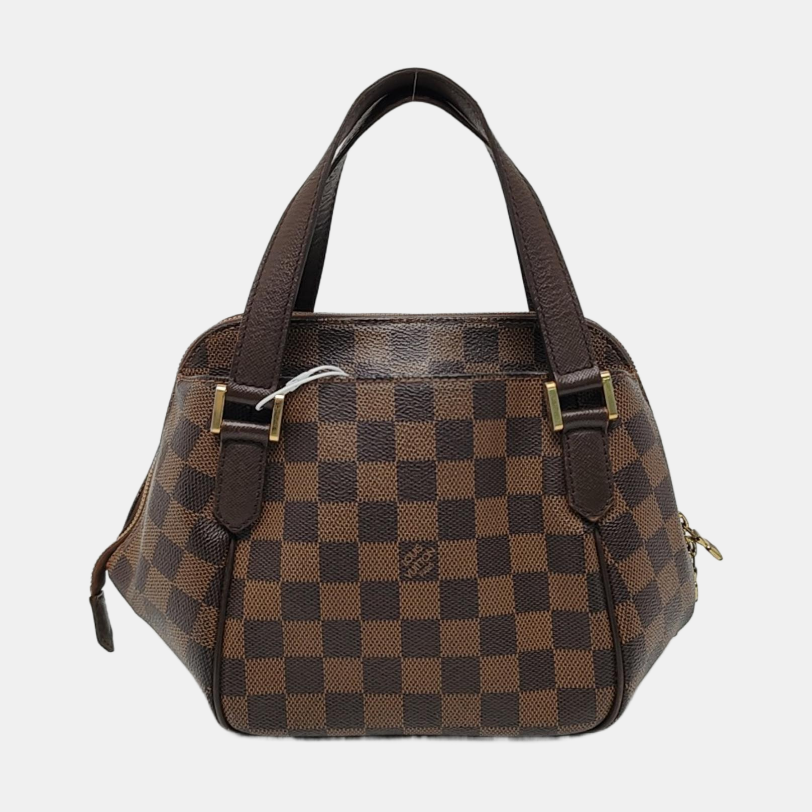 BELEM PM Damier Ebene Coated Canvas Brown