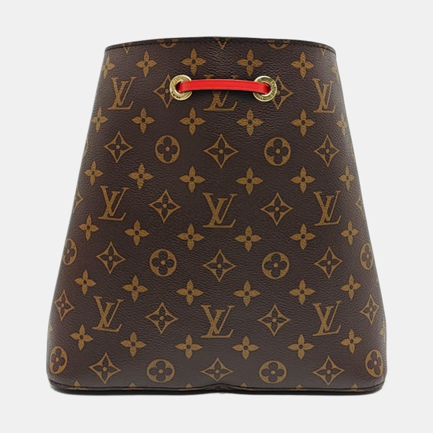 NÉONOÉ MM Lona Revestida Monogram Marrón