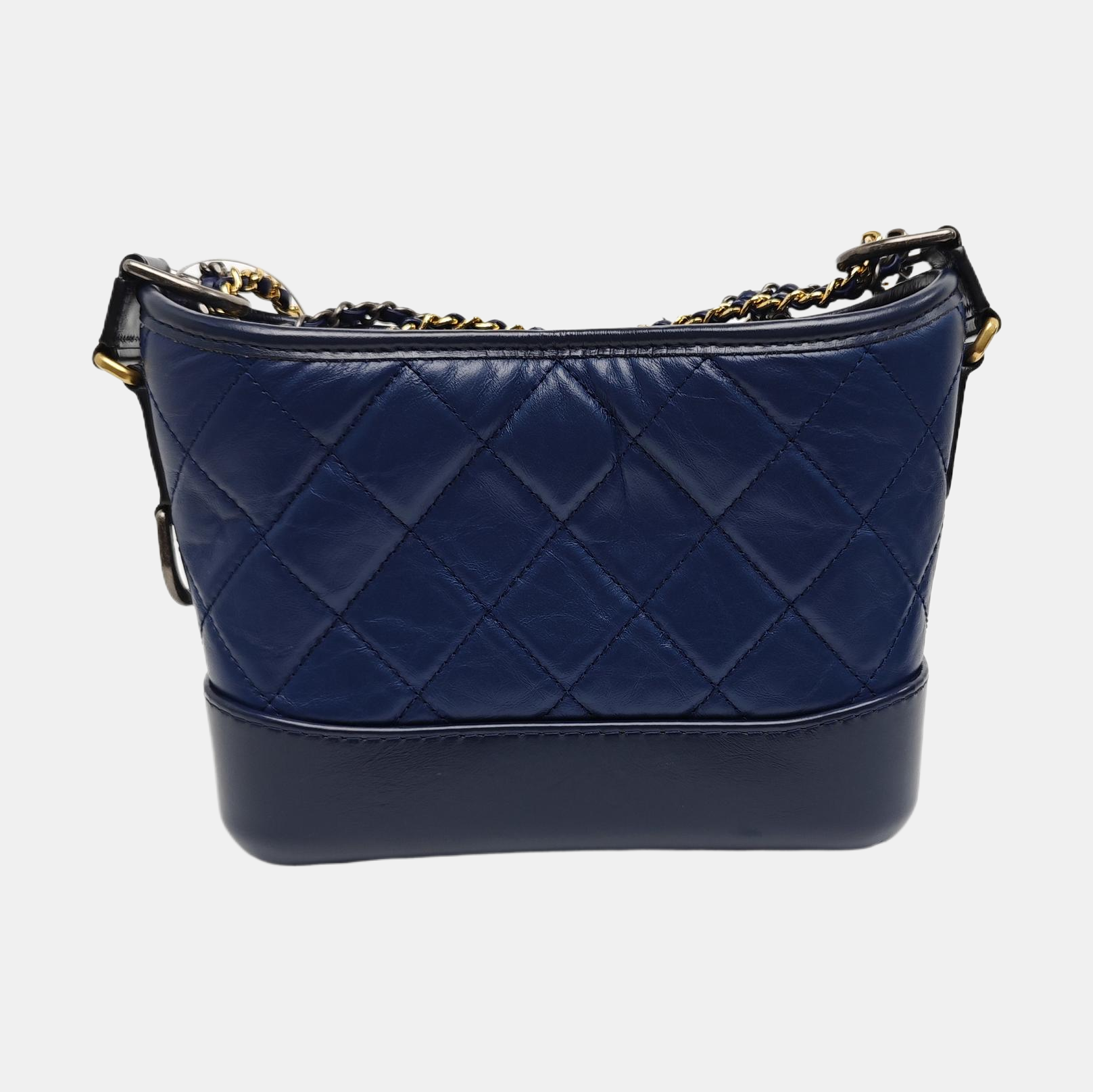 GABRIELLE Small Quilted Calfskin Blue