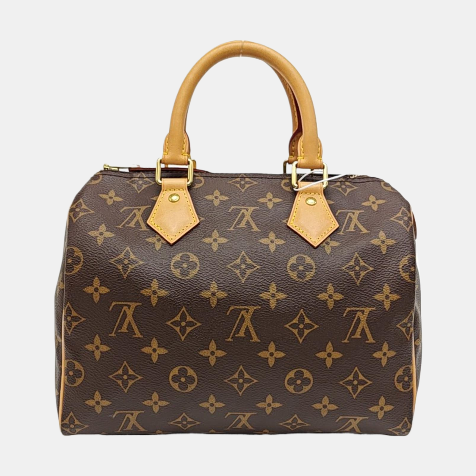SPEEDY 25 Monogram Coated Canvas Brown