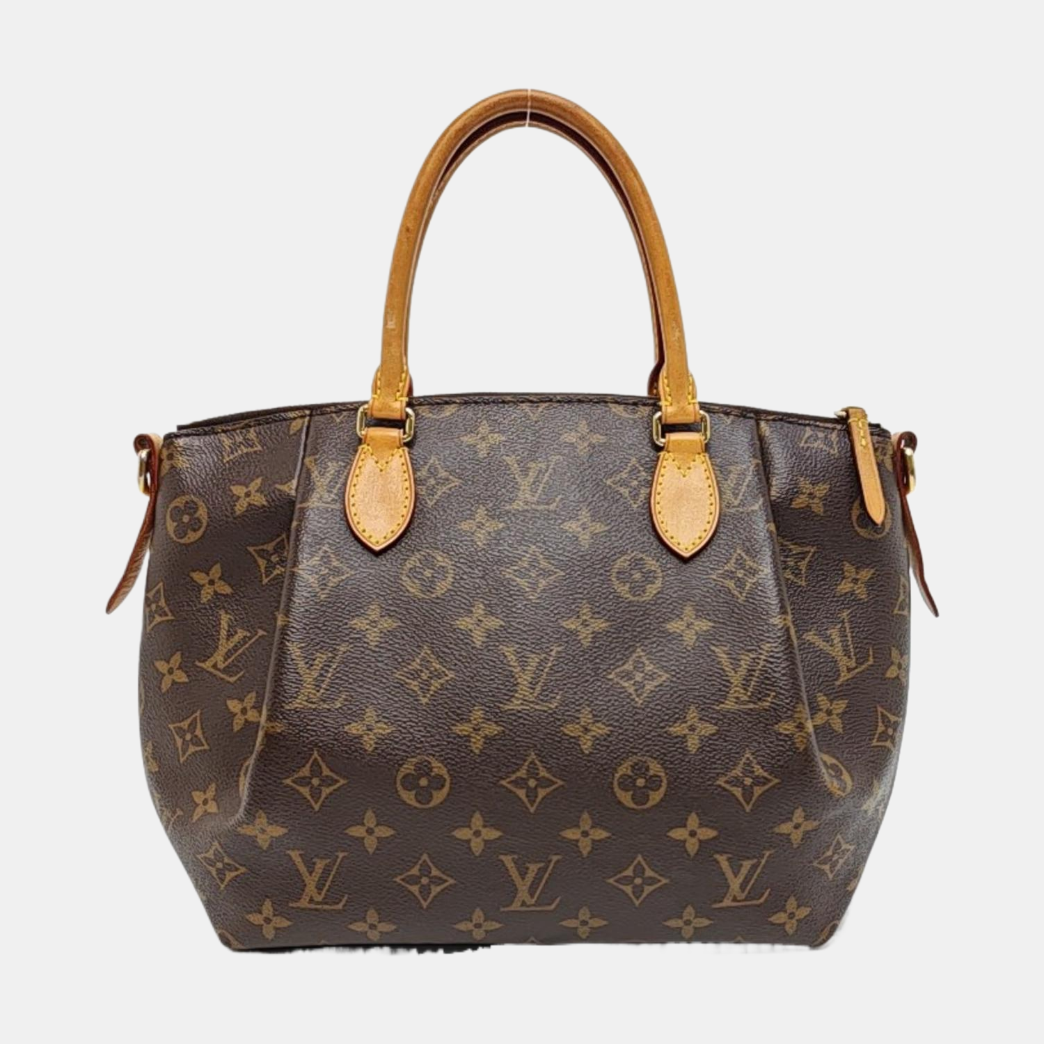 TURENNE PM Monogram Coated Canvas Brown