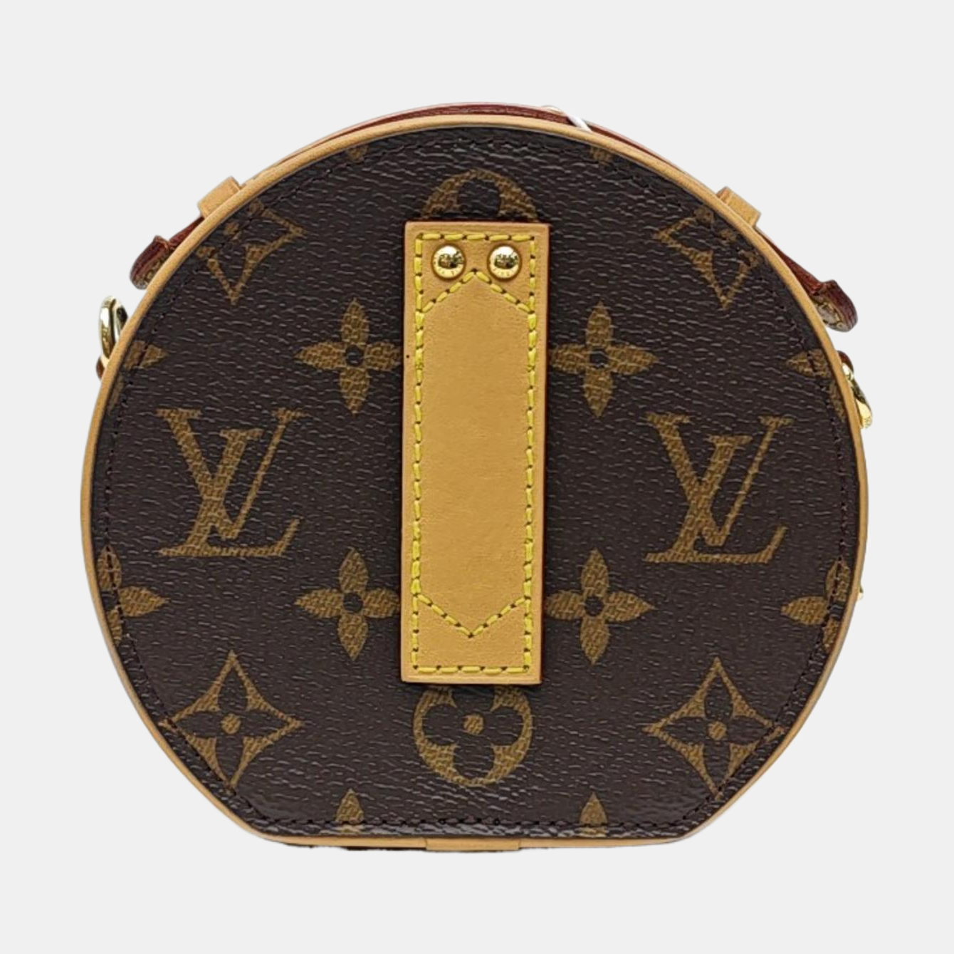 BOITE CHAPEAU Mini Monogram Coated Canvas Brown