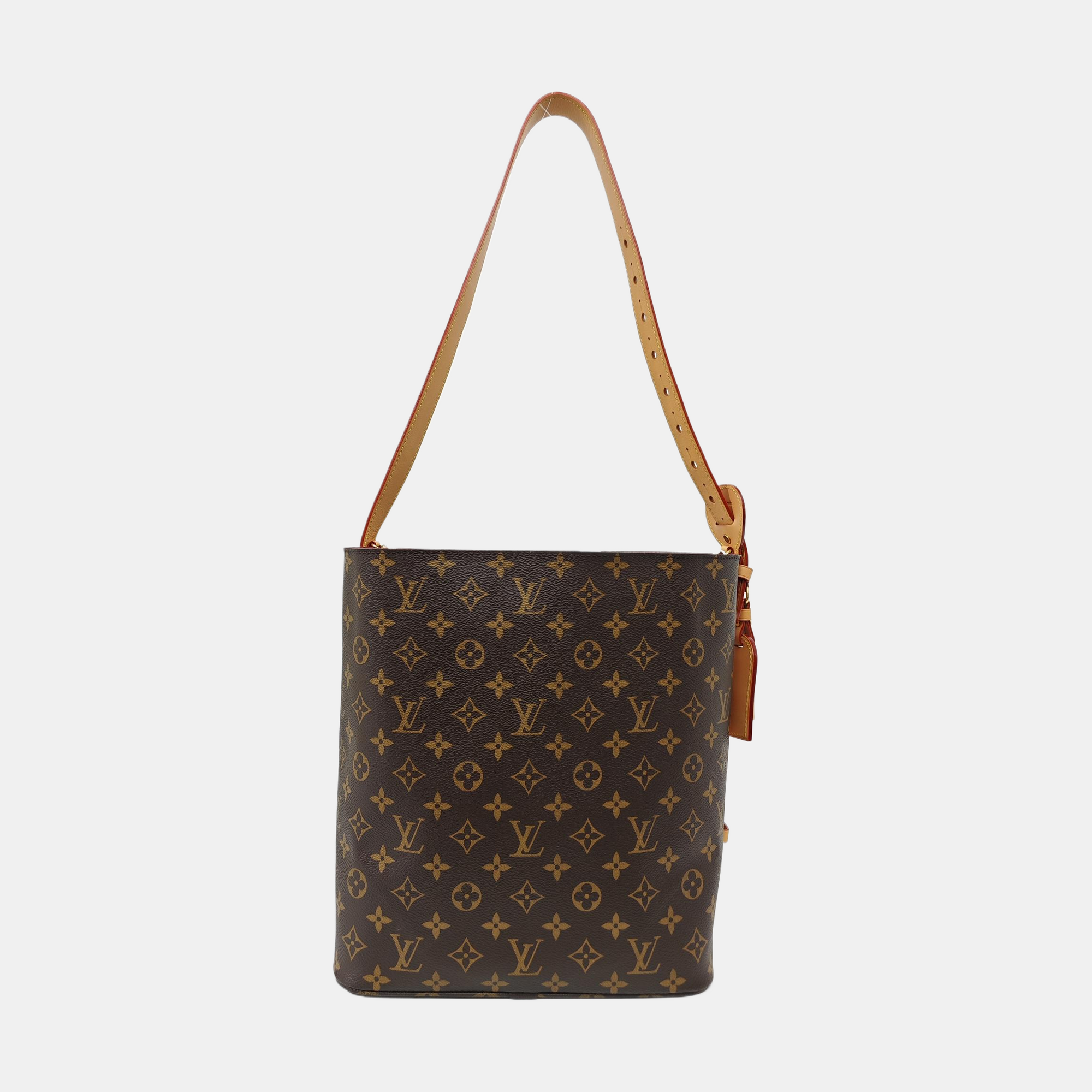 ALL IN GM Monogram Coated Canvas Brown