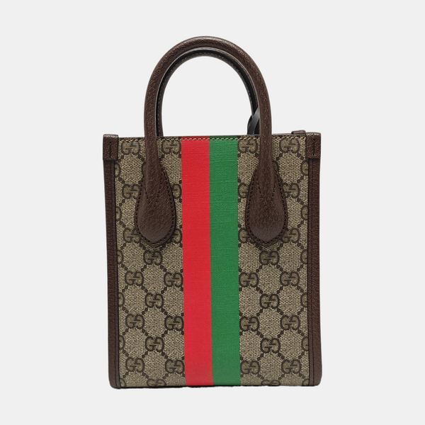 Retro Mini Monogram Coated Canvas Beige