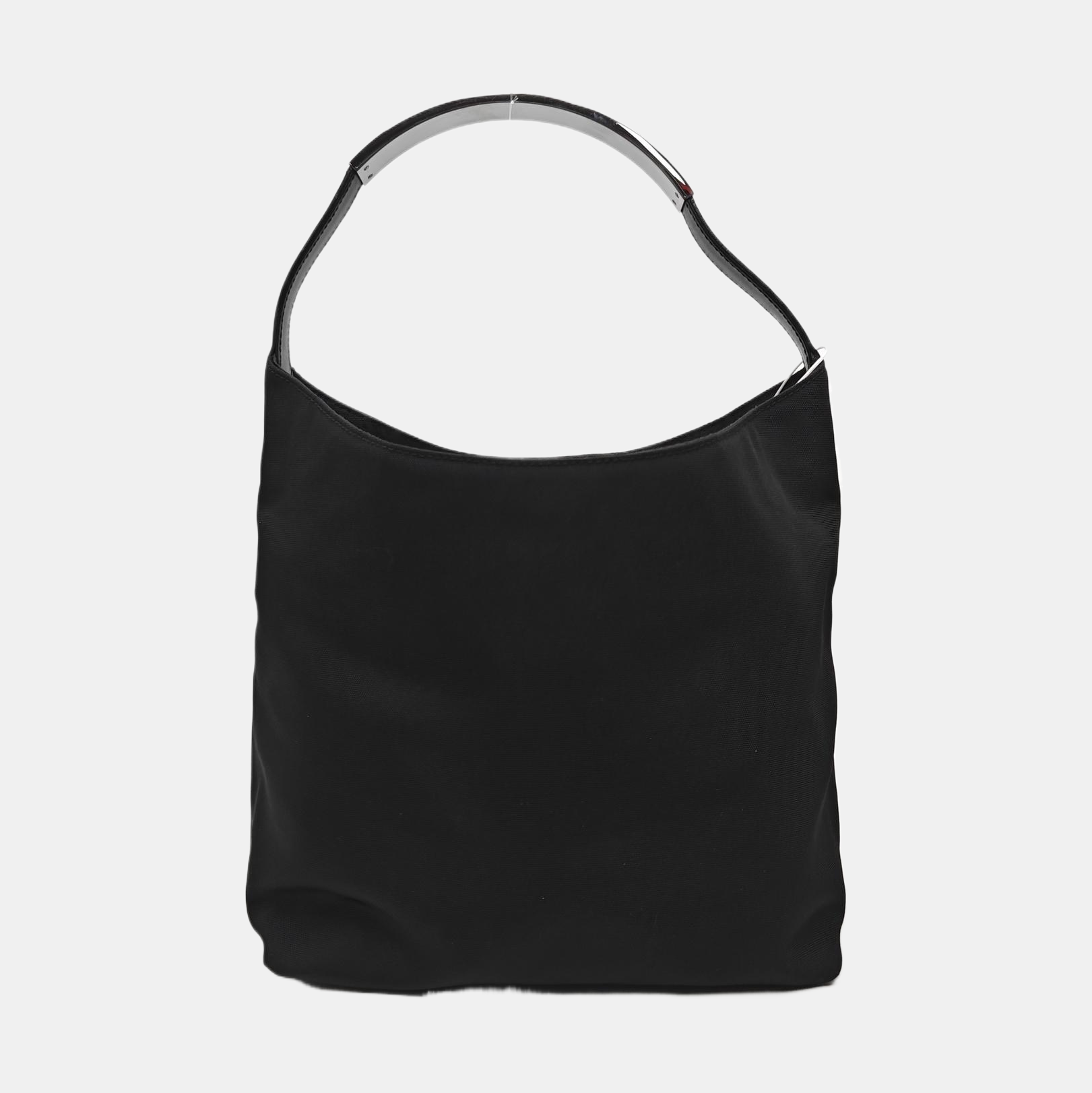 Fabric Top Handle Bag Black