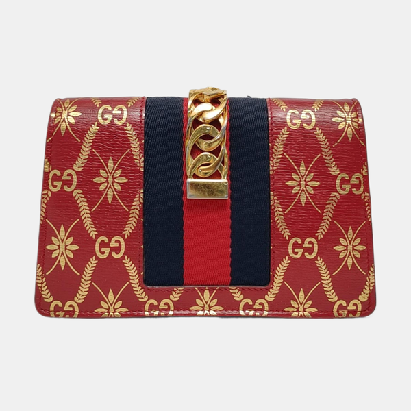 Sylvie Super Mini Calfskin Red