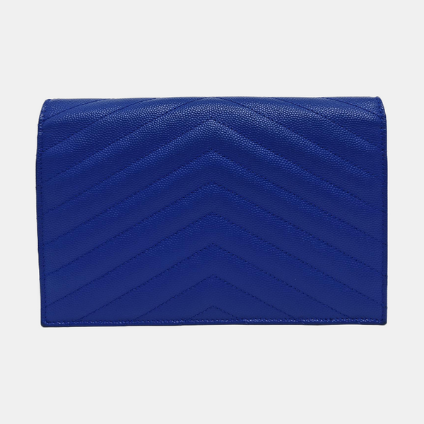 MONOGRAM WOC Chevron Calfskin Blue