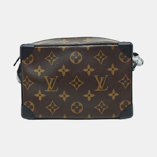 SOFT TRUNK Mini Monogram Coated Canvas Brown