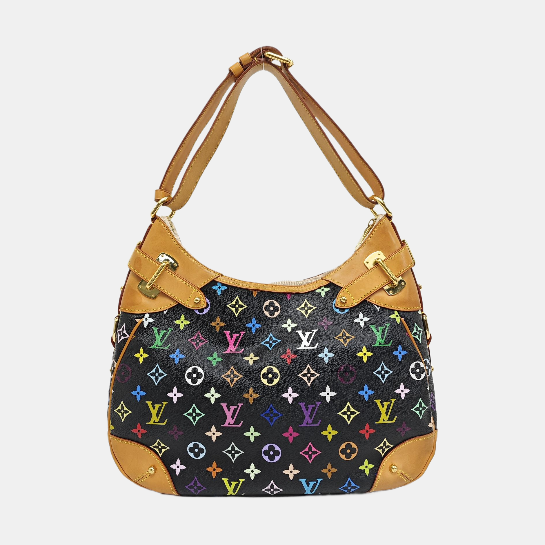LV × TM GRETA Monogram Coated Canvas Black