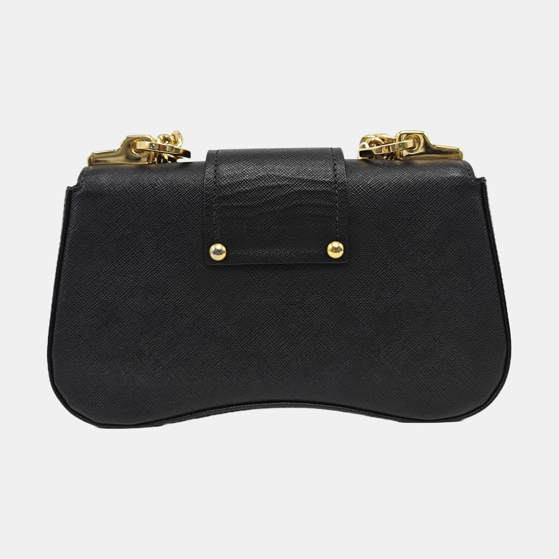 Sidonie Saffiano Calfskin Black