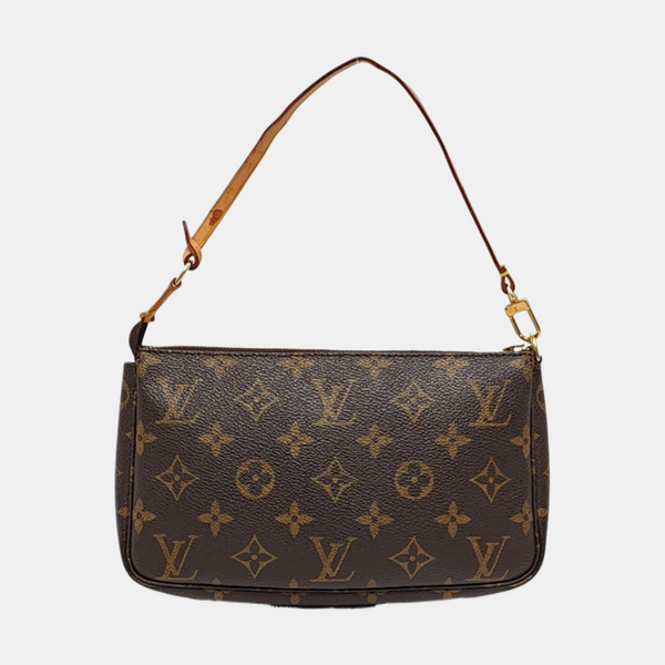 ACCESSOIRES Monogram Coated Canvas Brown