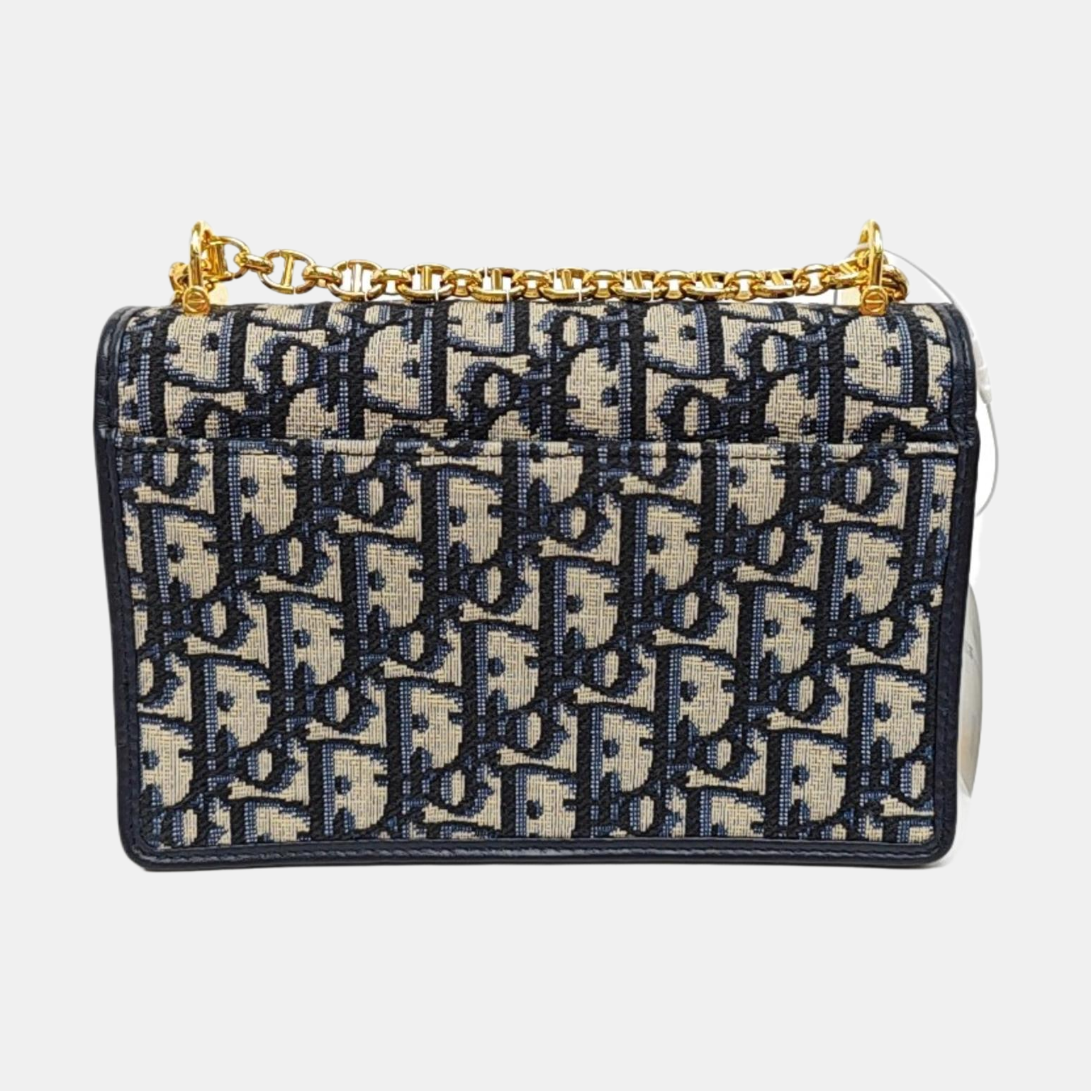Miss Caro Mini Oblique Canvas Blue